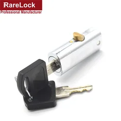 Push Sliding Cabinet Lock Cylinder for Tool Box File Cabinet Office Drawer Air Storage-Box Rarelock JA41 G