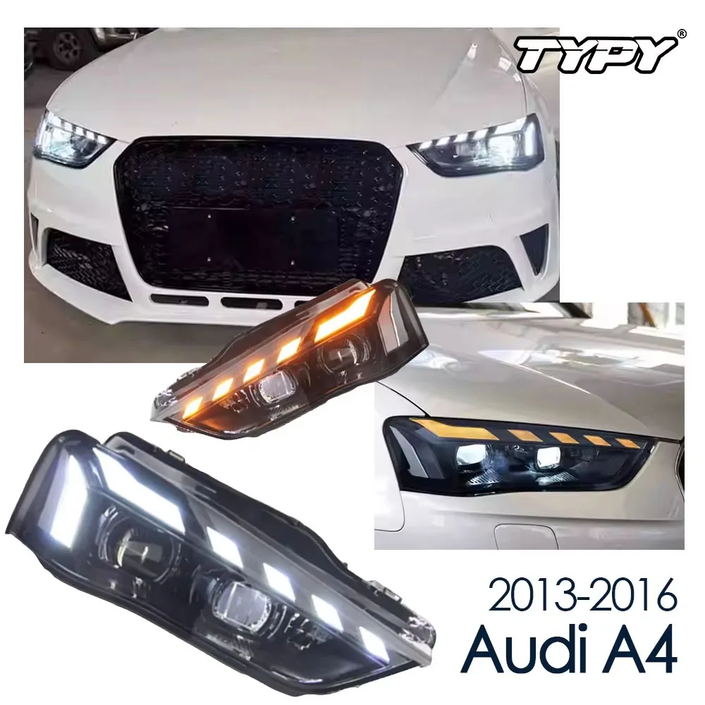

Car Light For Audi A4 2013-2016 Headlight LED Projetor Head Lamp Daytime Running Light Automotive Accessories