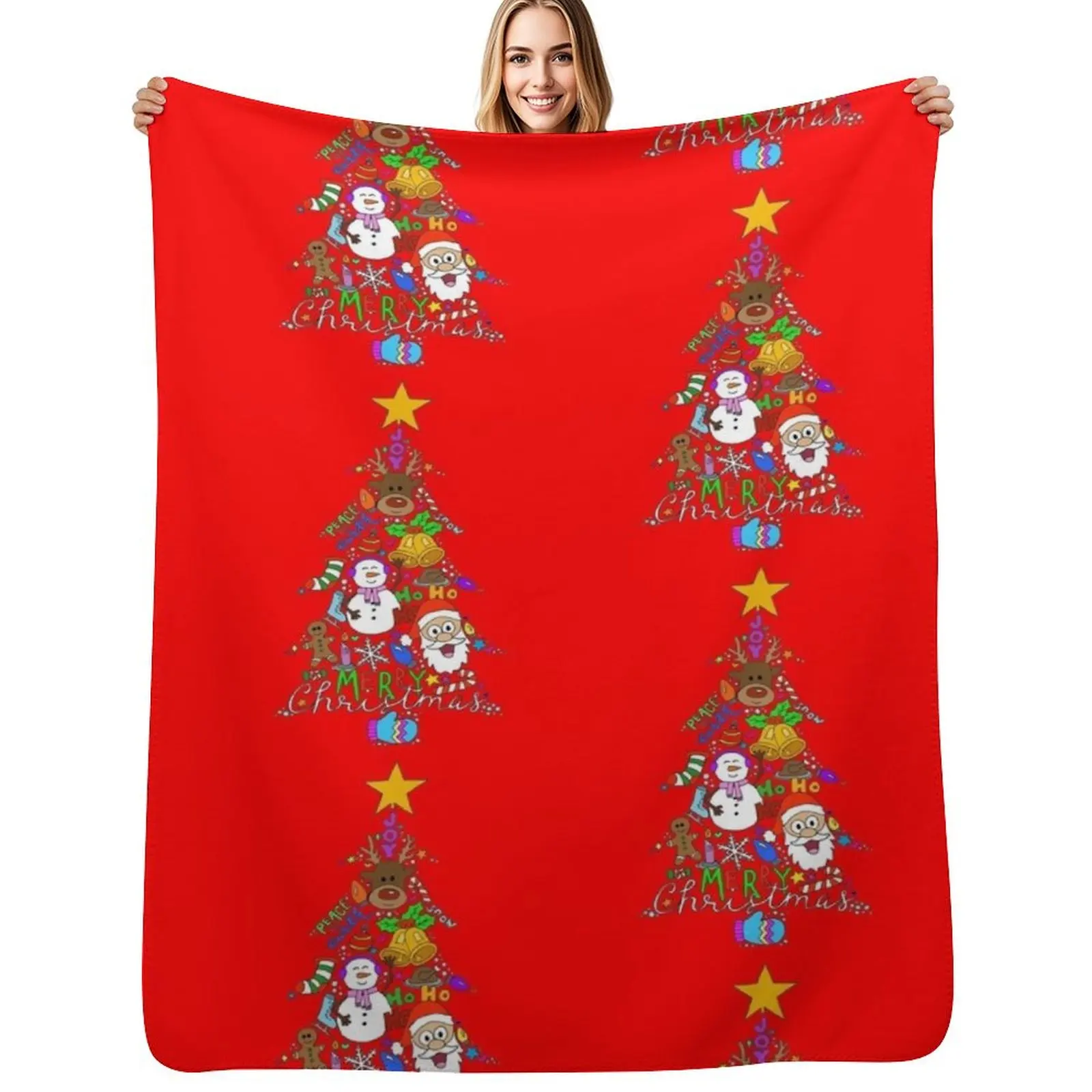 

Christmas Fun Throw Blanket Bed covers Nap Blankets
