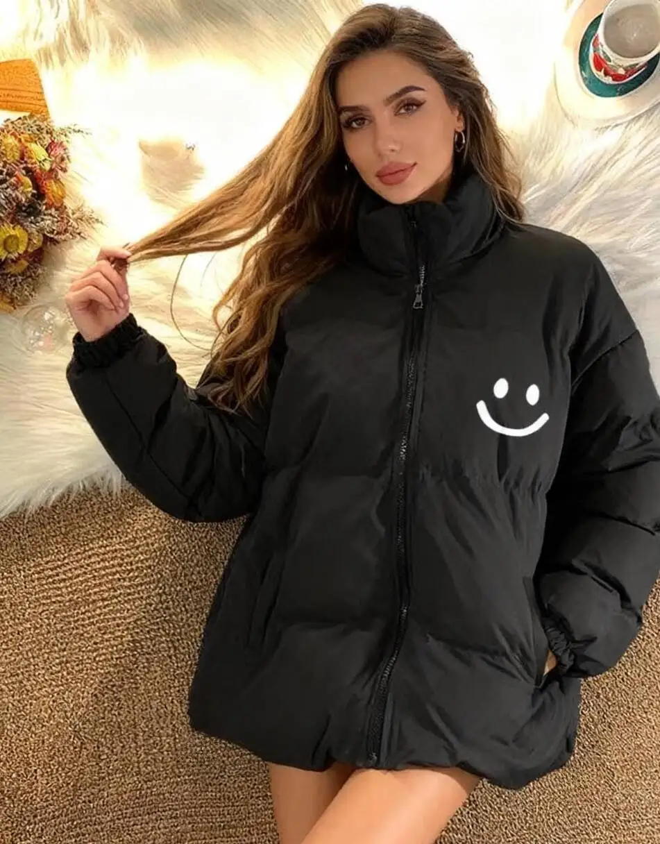 여성용 Y2K 가을 폴리아미드 퀼팅 풀집업 피티드 배색 패널 다기능 보온 하이킹 아웃도어 방수 파카