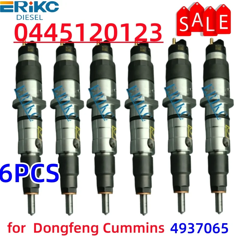 

6PCS 0 445 120 123 Fuel Injector Assy 0445120123 for Bosch Dongfeng Cummins 4937065 0445120123