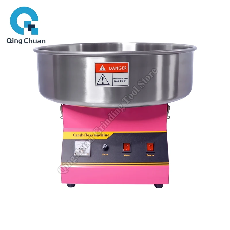 

Cotton Candy Machine Electric Candy Maker Stainless Steel Bowl for Family Various Party Commercial Cotton Candy Floss Machine