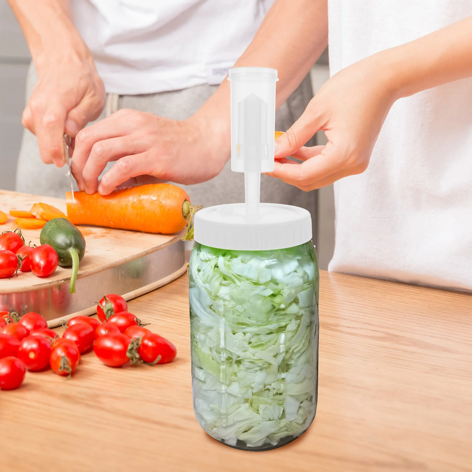 

2 шт., крышки для ферментации Mason Jar, широкий рот, 86 мм, пластиковые крышки для ферментации для Diy Cider, набор для заваривания вина, аксессуары