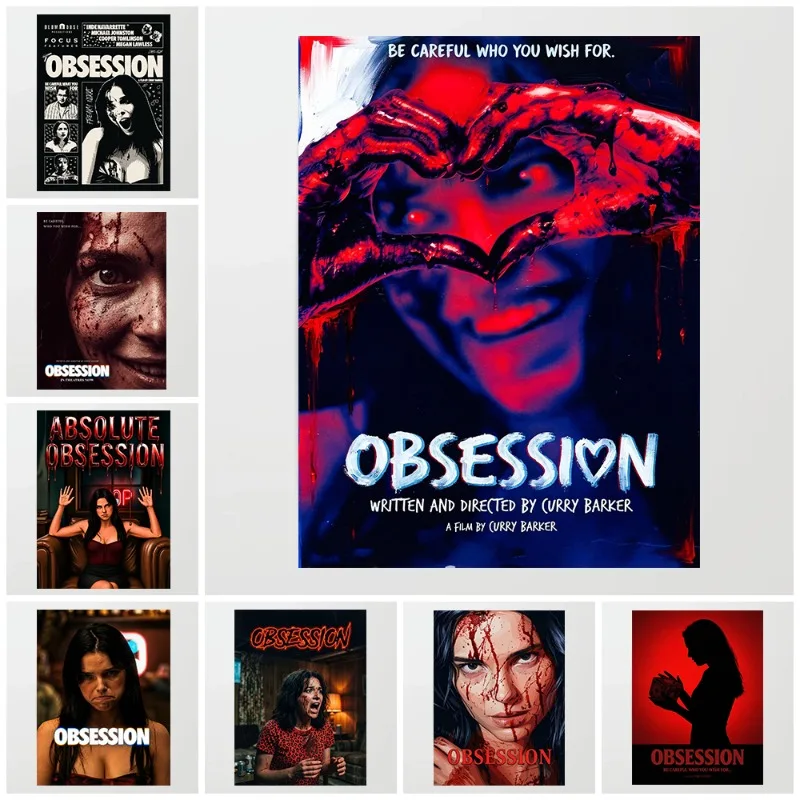 Obsession Horror Movie Canvas Poster Film Wall Art Home Decor Scary Gift Fans Psychological Thriller Room Decor Modern Aesthetic