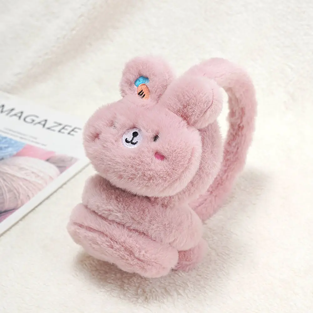 غطاء أذن مريح على شكل أرنب شتوي سميك مقاوم للرياح غطاء أذن للنساء غطاء أذن لطيف على شكل رسوم كرتونية #2