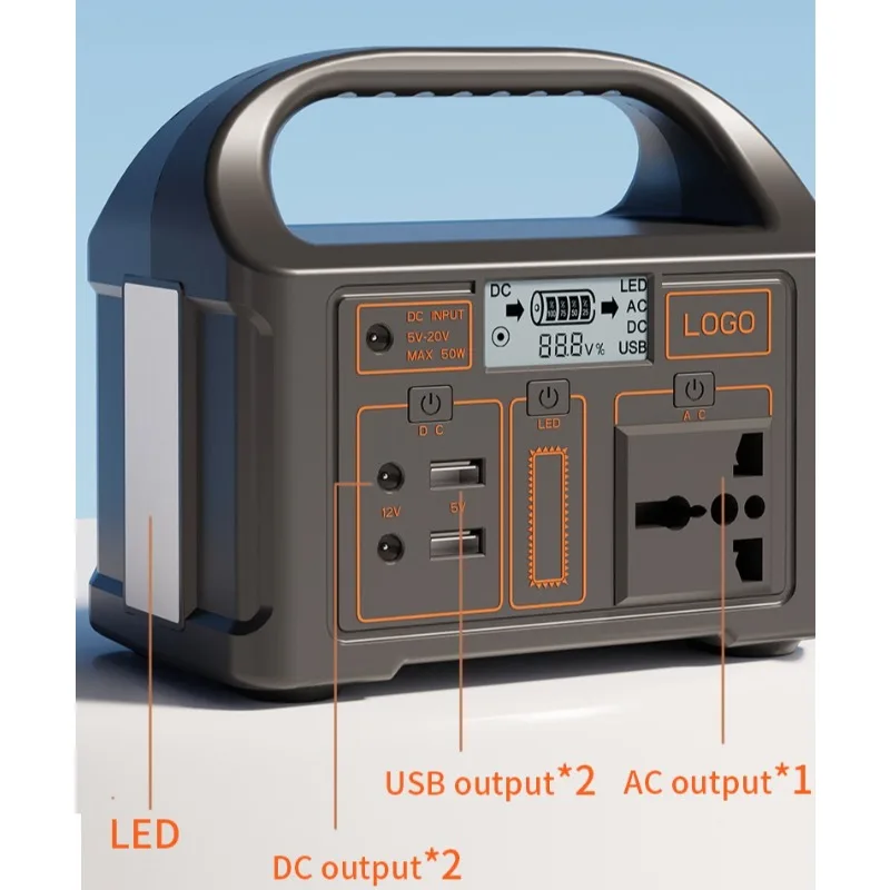 High Quality Portable Power Station 168Wh LiFePO4 Battery 150W AC 220V Emergency Mobile Power Supply for Outdoor Travel Camping