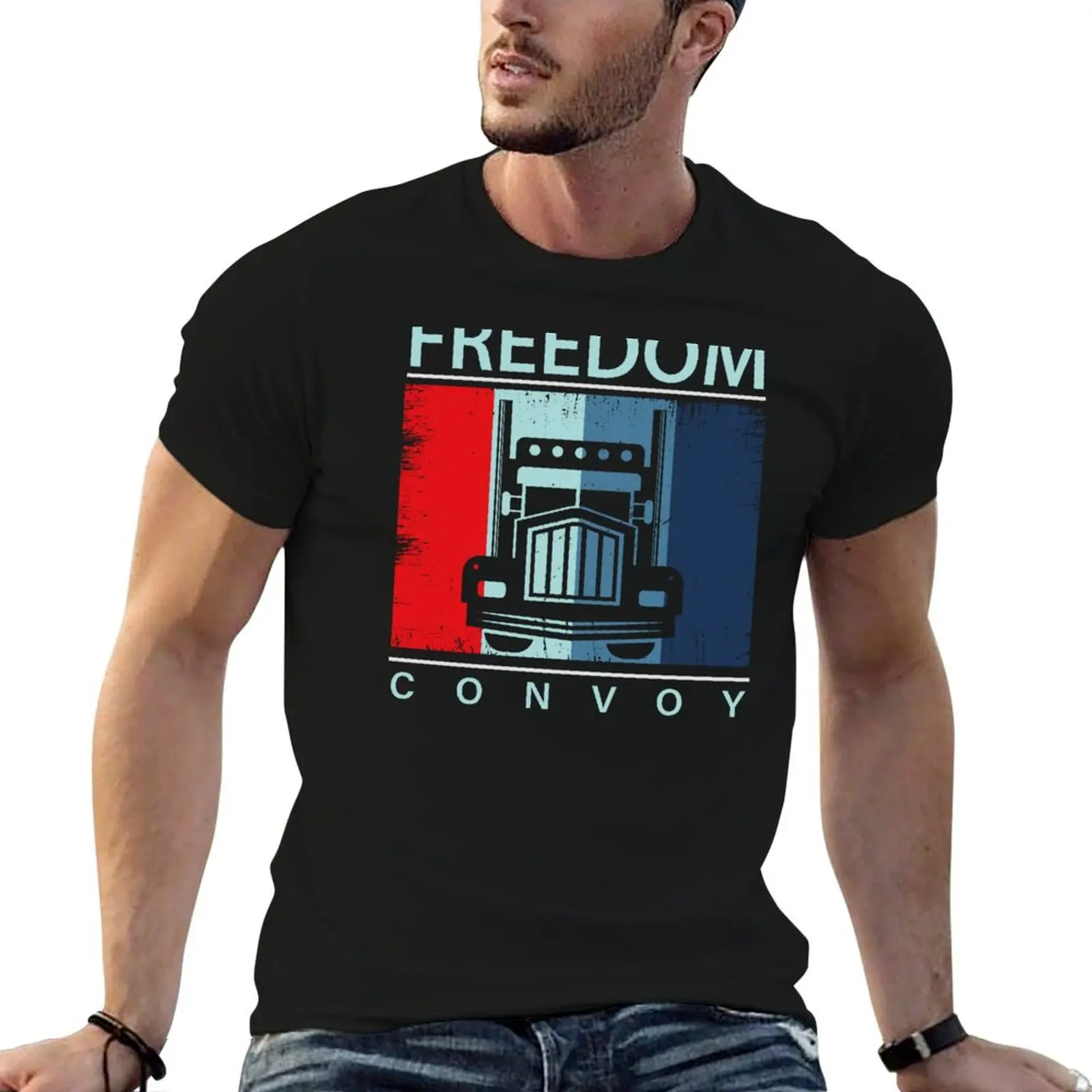 Freedom convoy Canada 2022 T-Shirt Essential Solid Color T-Shirt