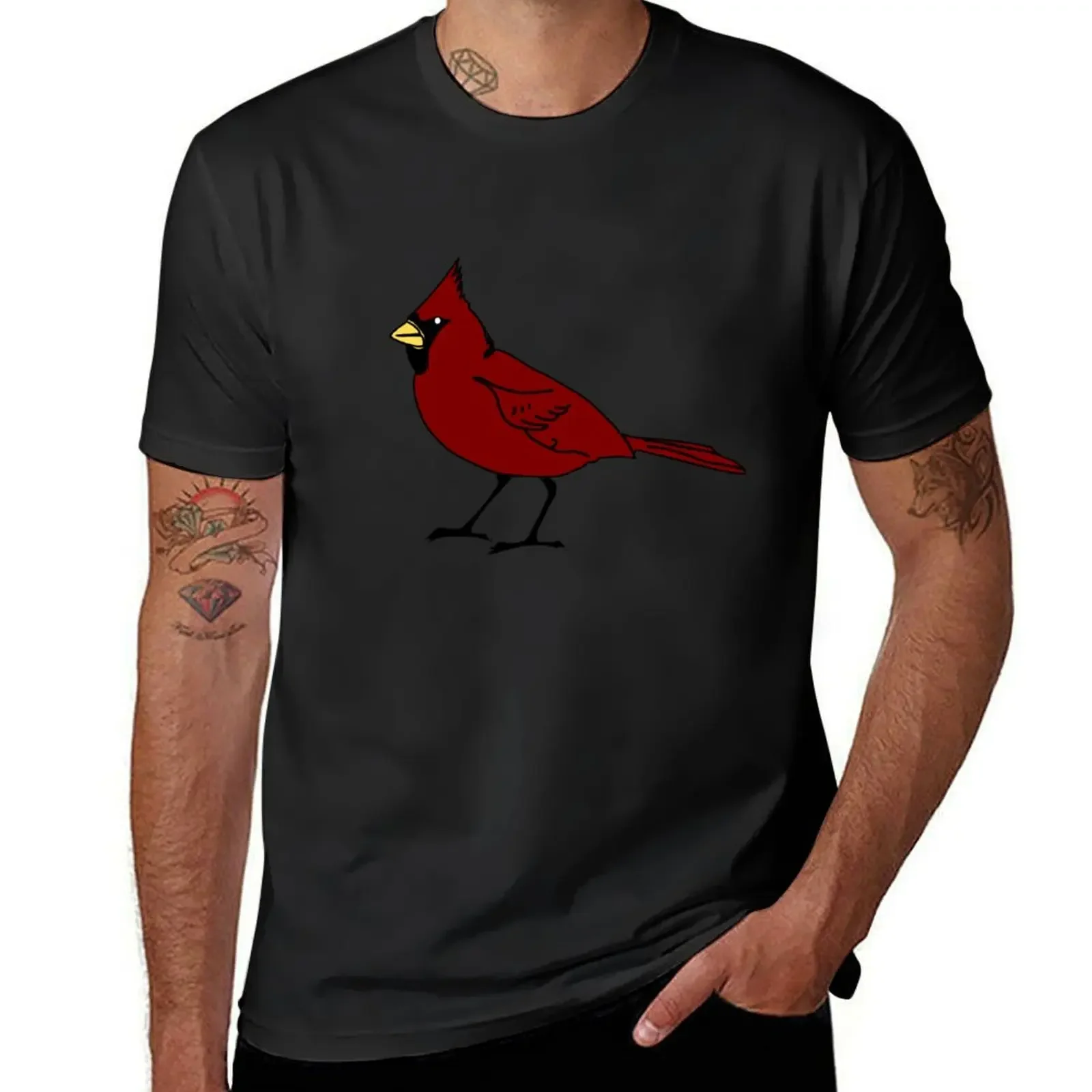 Cardinal T-Shirt korean fashion quick-drying plus size tops oversized t shirt men