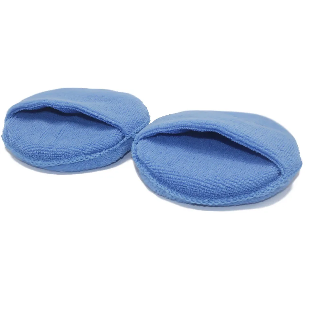 1 Pcs 13cm Car Wax Sponge Car Cleaning Vehicle Accessories Foam Applicator Dust Remove Auto Care Polishing Pad Detailing