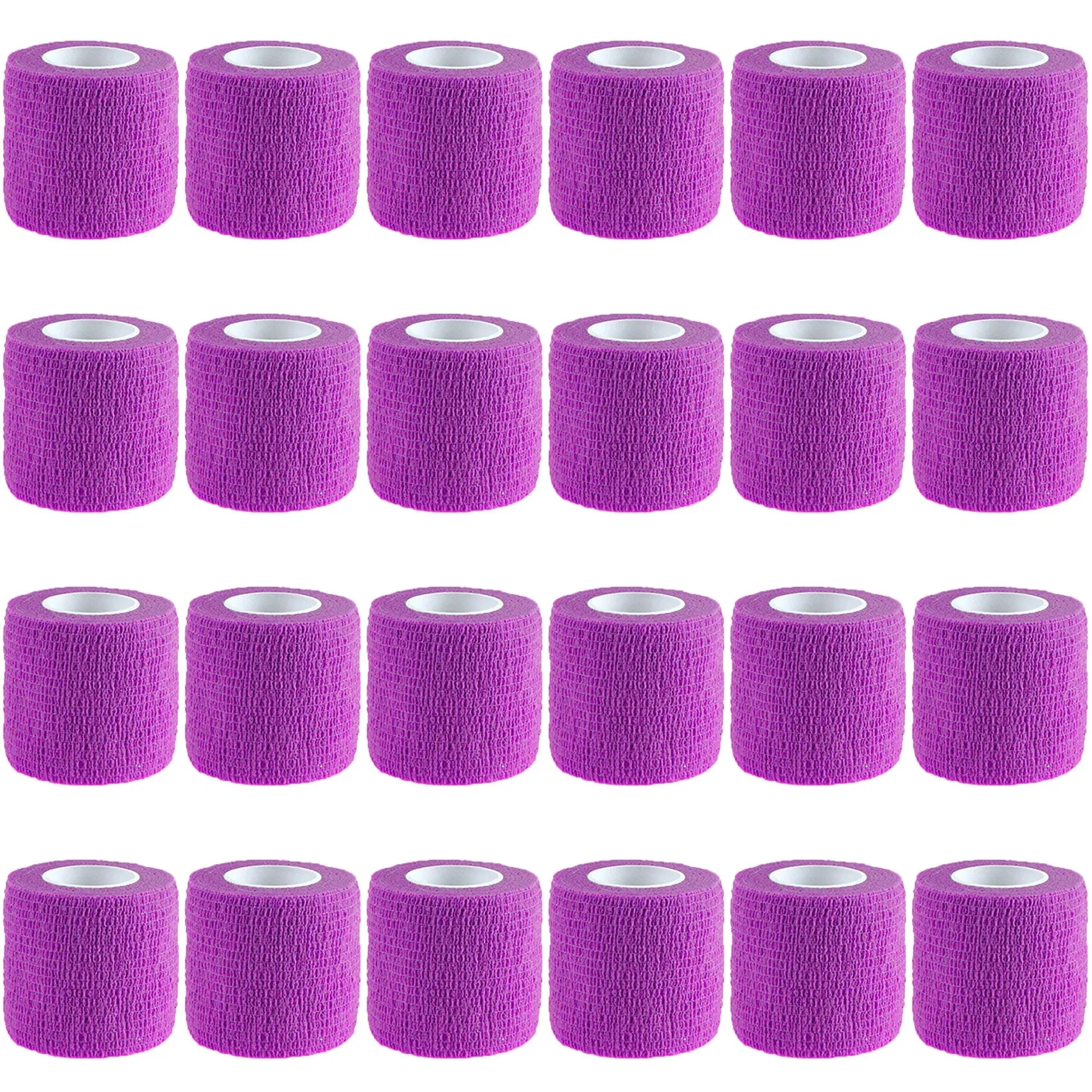 

Wholesale 24 rolls Self Adhesive Bandage Wrap Breathable Self Adherent Wrap for People & Pets Athletic Elastic Cohesive Bandage