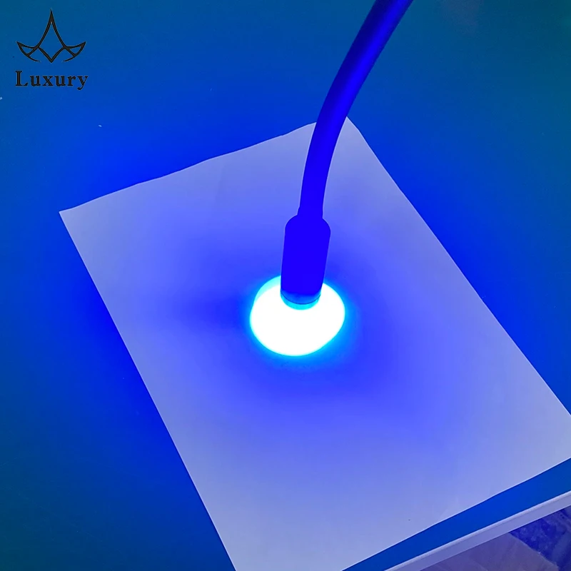 Imagem -04 - Luz Ultravioleta uv de Alta Potência Led uv Glue Cura Luz Cílios Postiços Enxerto Foot Switch Floor Lamp Cílios de Beleza 5w