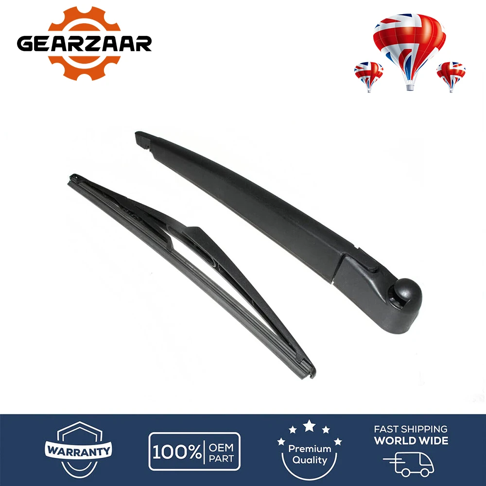 For Mercedes A Class W169 2005 2006 2007 2008 2009 2010 2011 2012 2013 Plastic Rear Windscreen Wiper Arm & Blade Set 12 Inch