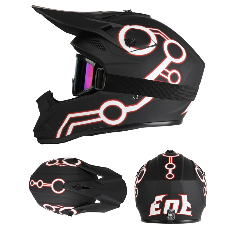 

Personalized off-road helmet for motorcycles, high-quality riding cruise helmet suitable for both men and women in all seasons