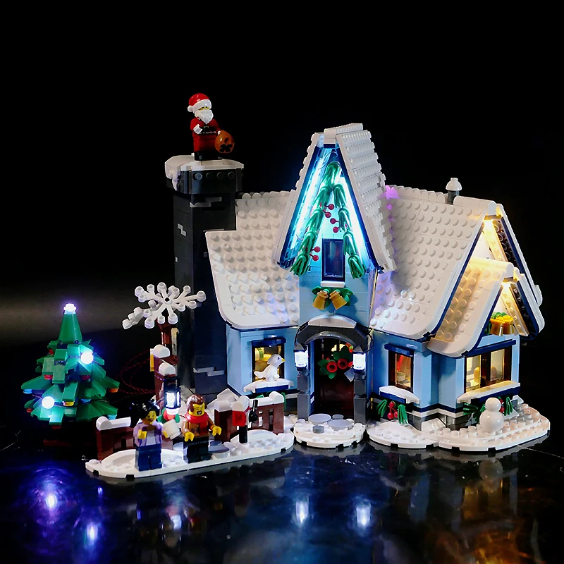 DIY RC LED Light Kit For LEGO 10293 Santa\'s Visit   (Only LED Light,Without Blocks Model)