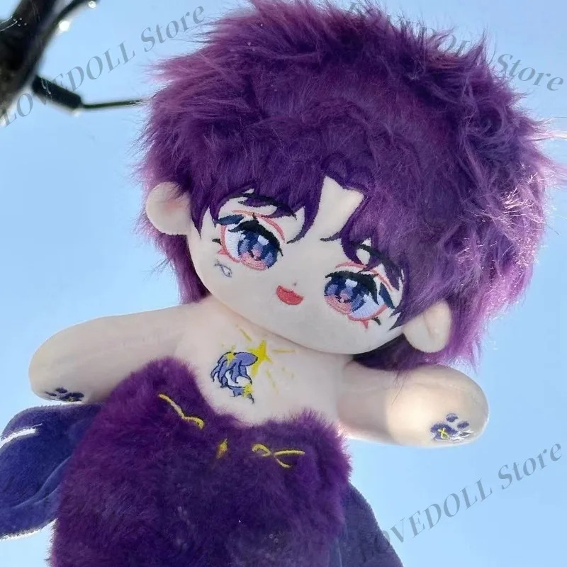 

35cm Anime Love and Deepspace Zayne Mermaid Body Cotton Doll Soft Plush Figure Cartoon Pandent Game Plush Collectible Toy Gift