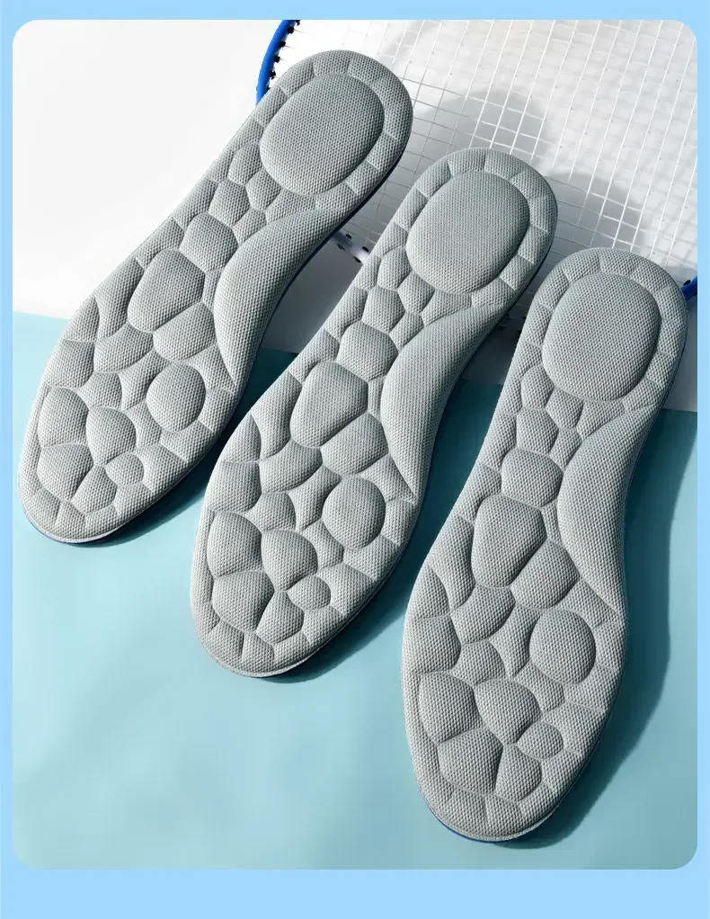 Weiche Sport-Einlegesohlen Unisex Fußmassage-Einlegesohlen Beifuß-Deodorierende Schuhpolster 2 Stück/6 Stück – Detail 15