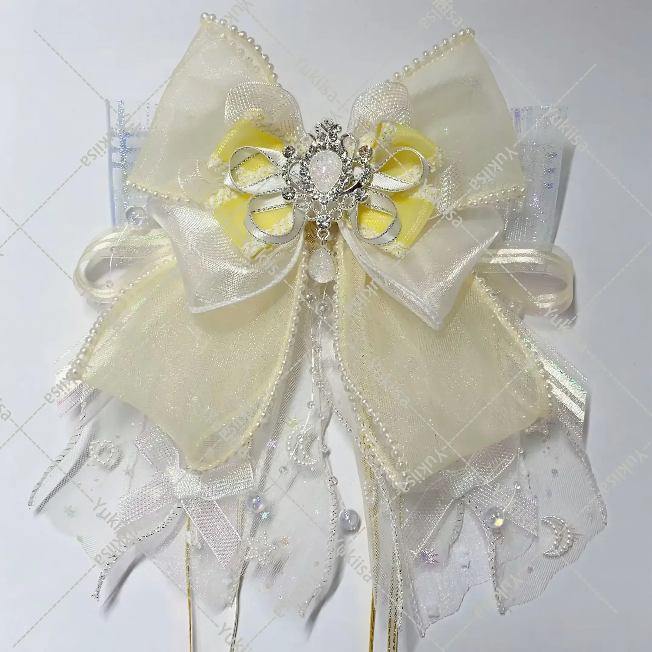 Broche de Luxe avec Nministériels d en Strass pour Femme, Cosplay, ix, Col de Chemise, Fleurs, Sauna, réinitialisation, Accessoires Lolita, à la