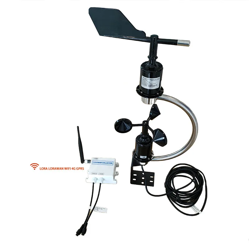 RD-WSD-M-02 Pulsed RS485 4-20mA 0-5V 0-10V Anemometer Dustproof and Waterproof Wind Speed and Direction Combination Sensor