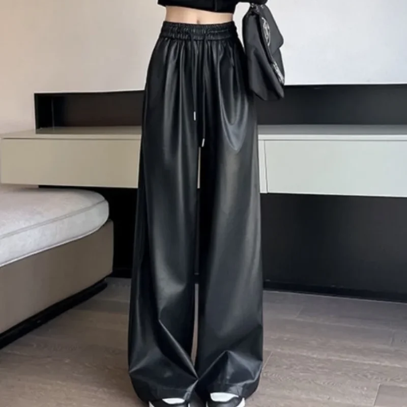 Pants for Women Slacks Y2k Streetwear Straight Leg Woman Trousers Chic and Elegant Comfortable Stretch Outfits Casual Original G