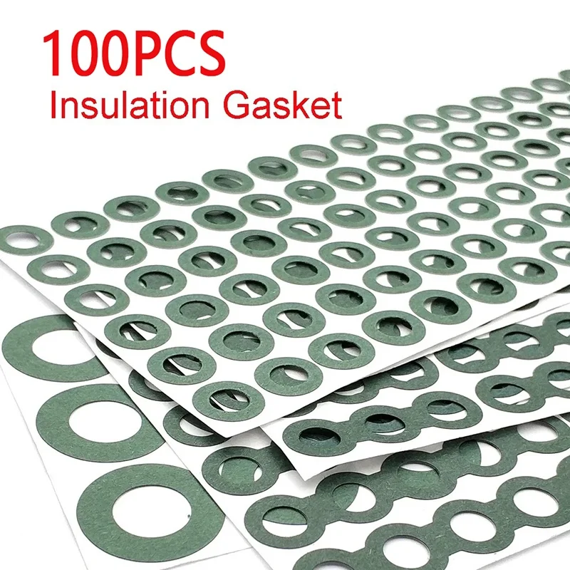 25-100pcs Li-ion Battery Insulation Gasket 18650 21700 26650 32650 Battery Cell Insulating Glue Patch Electrode Insulated Pads