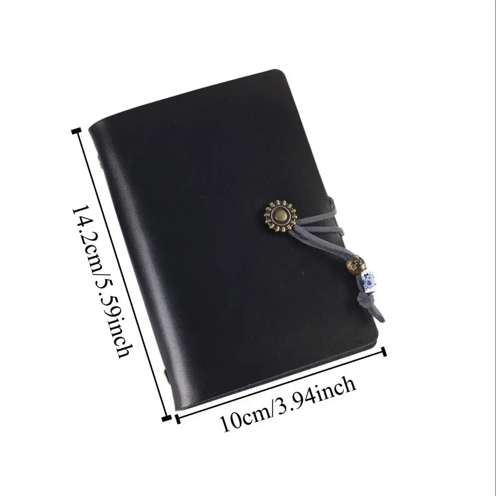 Wrong Question Book Retro Small Loose-leaf Notebook A7 Refillable Ledger Notepad Portable Exquisite Journal Notepad Study