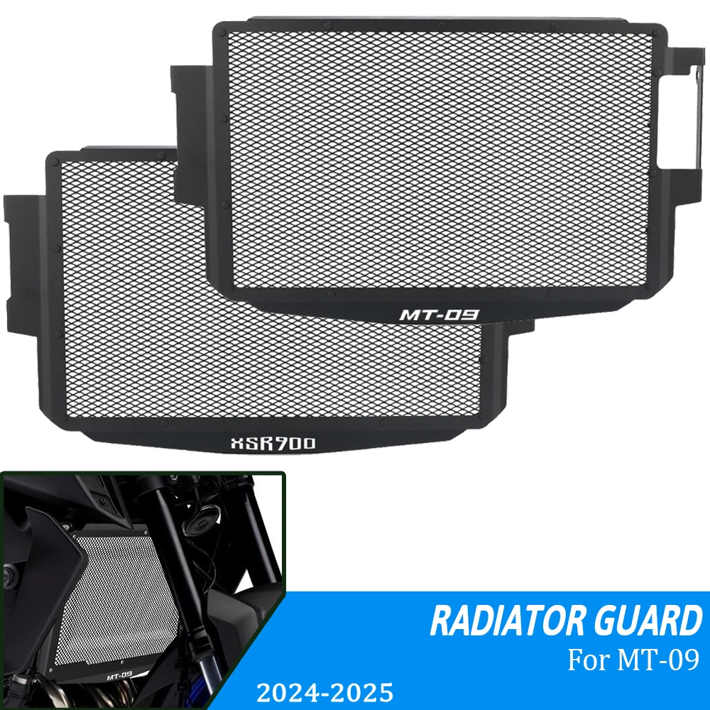 Motorcycle CNC Aluminum Radiator Grille Cover Guard Protection Protector Grill For Yamaha MT-09 MT09 SP MT 09 2024-2026 2025
