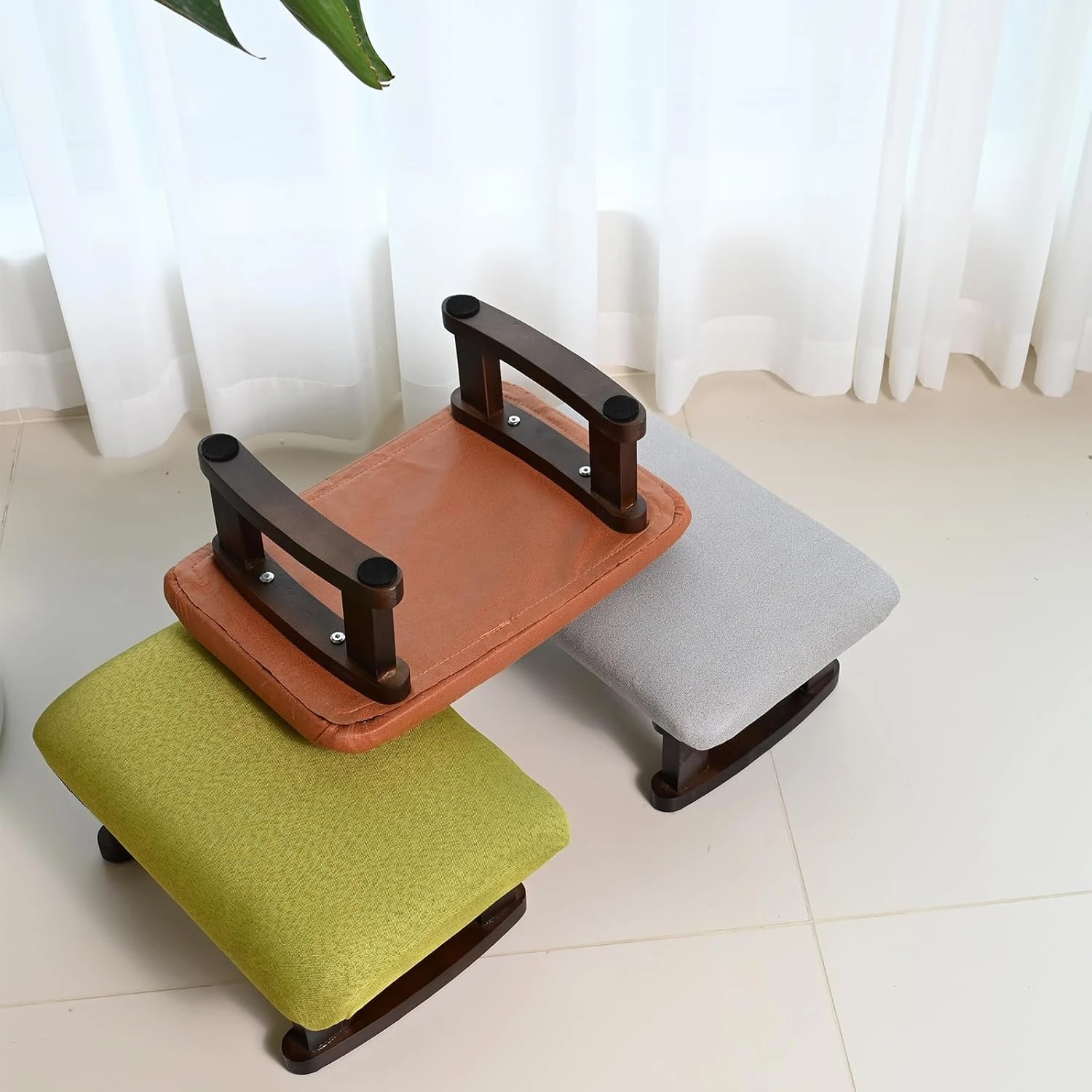 Small recrangle footstools footrest