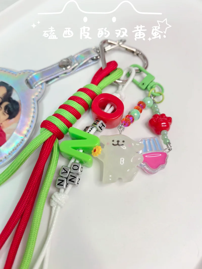 Handmade Thai Star Bad Bubby Series BadBubbySeries OHM NANON PAT PRAN OhmNanon Bag Decoration Accessories Bag Pendant Keychain