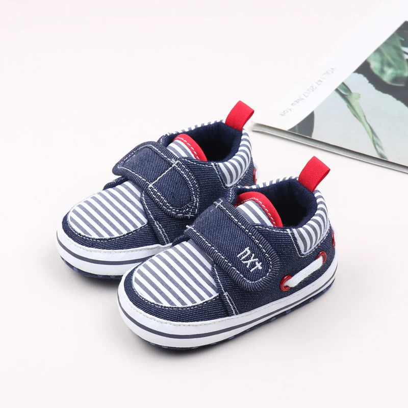 Sapatos de bebê primavera e outono pré-walking tênis para meninos e meninas 0-18 meses sapato esporte estilo clássico 2024 moda bzz3246
