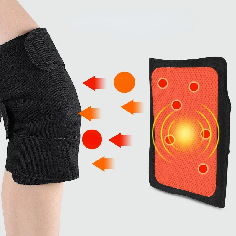 Tourmaline Self Heating Knee Pads Knee Support Magnetic Therapy Kneepad Brace Pain Relief Arthritis Knee Patella Massage Sleeves