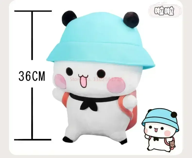 New Bubu And Dudu Panda Plush Cute Cartoon Panda Bear Doll Kawaii Stuffed Soft Pillow Toy Y2k Room Decor Gifts