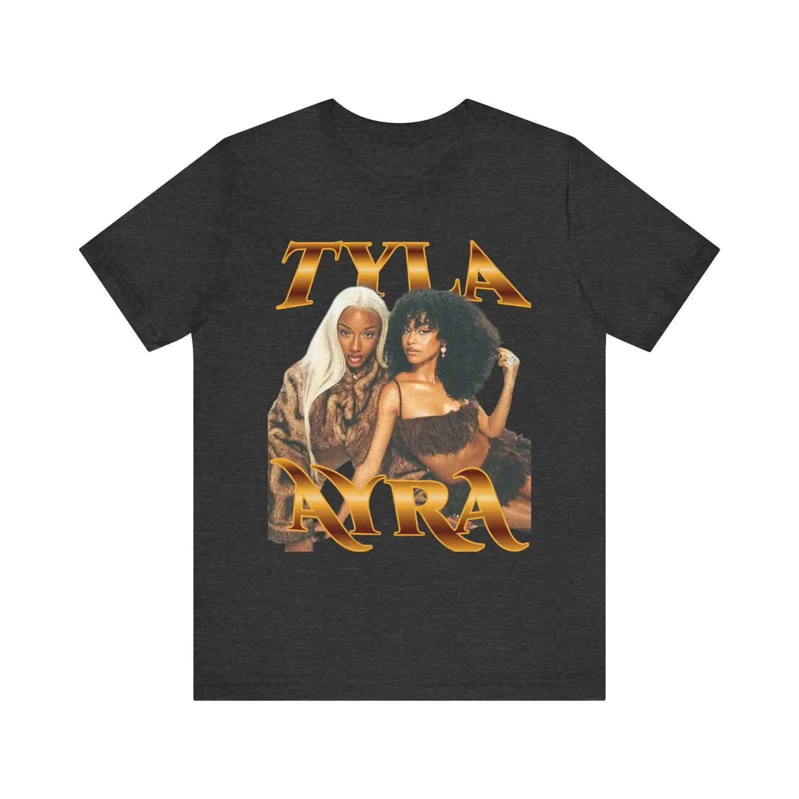 Tyla and Ayra Starr Baddies Concert Fan T Shirt Jersey  Music Lover  vintage Washed Breathable Soft Versatile Slightly