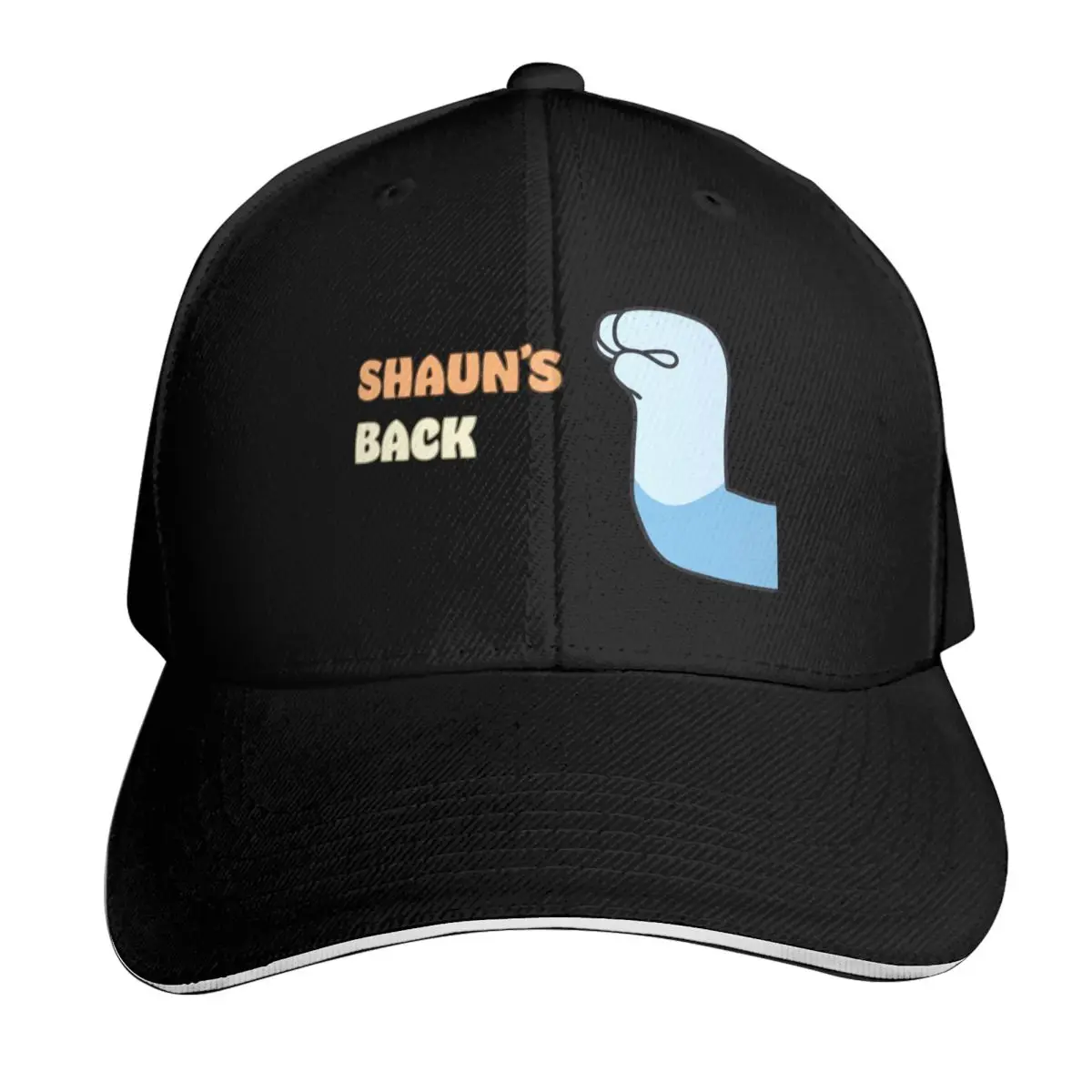 

Shaun's Back Baseball Cap Vintage Streetwear Wild Ball Hat Golf Hat Women's Beach Men's