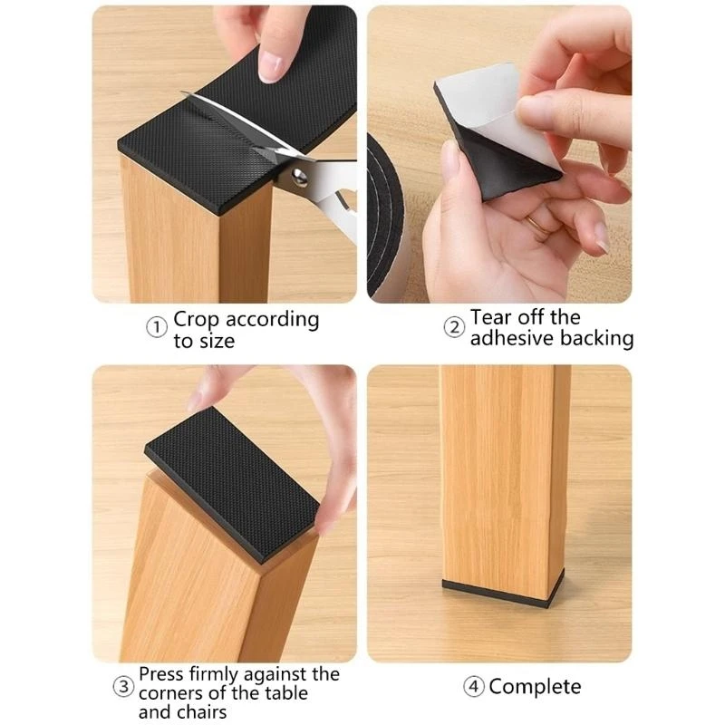  Sturdy Materials Chair Leg Covers Accessory for Home and Office Supplies Use