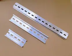 Aluminum alloy DIN rail C45 clamp rail DZ47 terminal block thickness 0.8mm Length 50MM 100MM 150MM 200MM 250MM 300MM 350-500MM