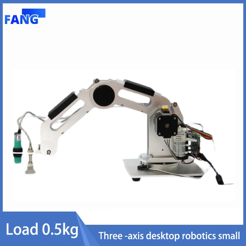 Three-axis desktop manipulator small robot handling stacking flow loading and unloading load 0.5KG Android APP control