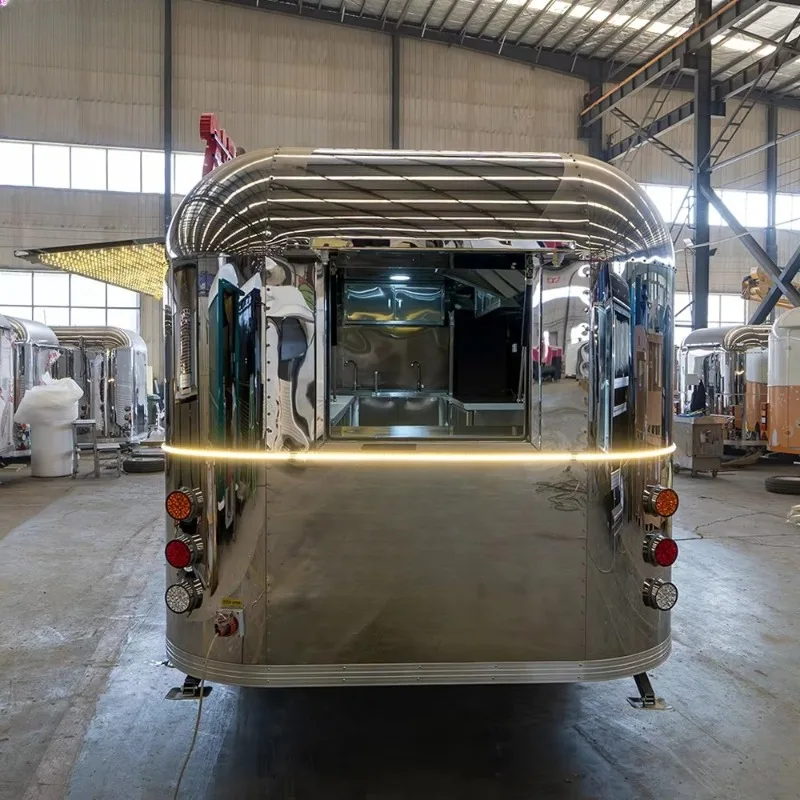 Multi Functional Mobile Food Truck Terrace Trailer Full Kitchen For Ice Cream Coffee Snack Food Hair Salon Mobile Fruit Terraces