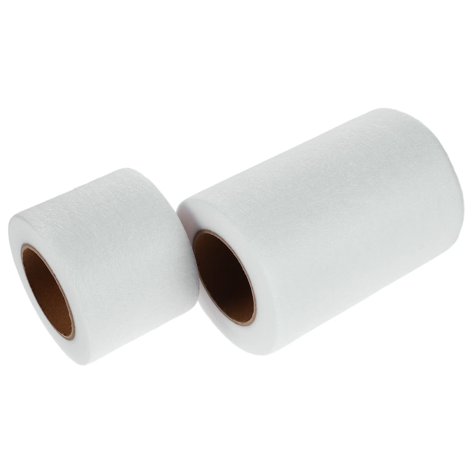 

2Pcs Double Sided Heat Melt Fusible Weight Fabric Glue Sheet Iron on Sewing Adhesive for DIY Fabric Bonding Crafts