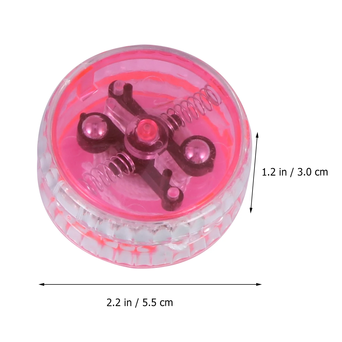 

5 pcs LED Light-Up Yo-Yo Balls Plastic Glow Dark Children Toy Skill Beginner Yoyo Pull Line Wire Hobby