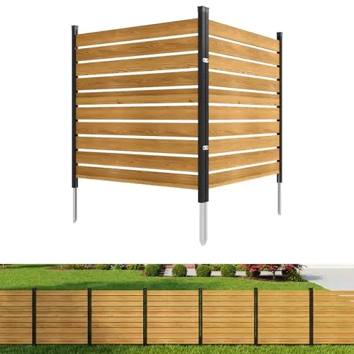 2 Panels Wood Privacy Screen, 41