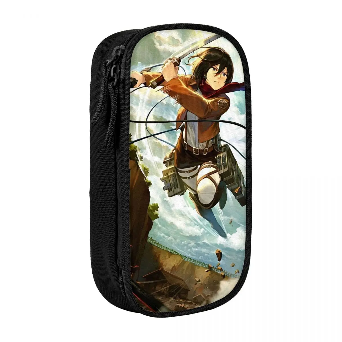 

My Anime For Life Pencil Cases Creative Attack on Titan Pen Box Bag Girls Boys Big Capacity Students School Gift Pencilcases