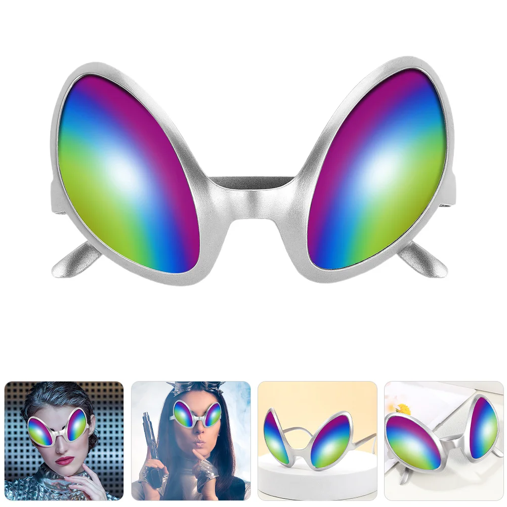 

4Pcs Funny Glasses Unique Halloween Party Props Novelty Plastic Eyewear Cool Costume Accessories Glasses Prop