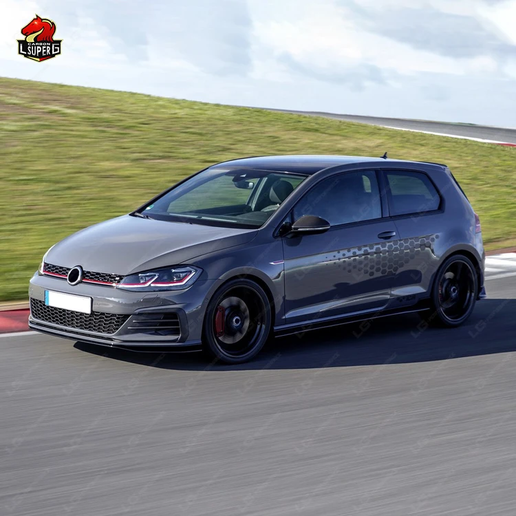 Car Modification GTI Style Full Set Body Kit for Volkswagen Golf 7 with Front Bumper Lip Rear Diffuser Side Skirts Grille view 2