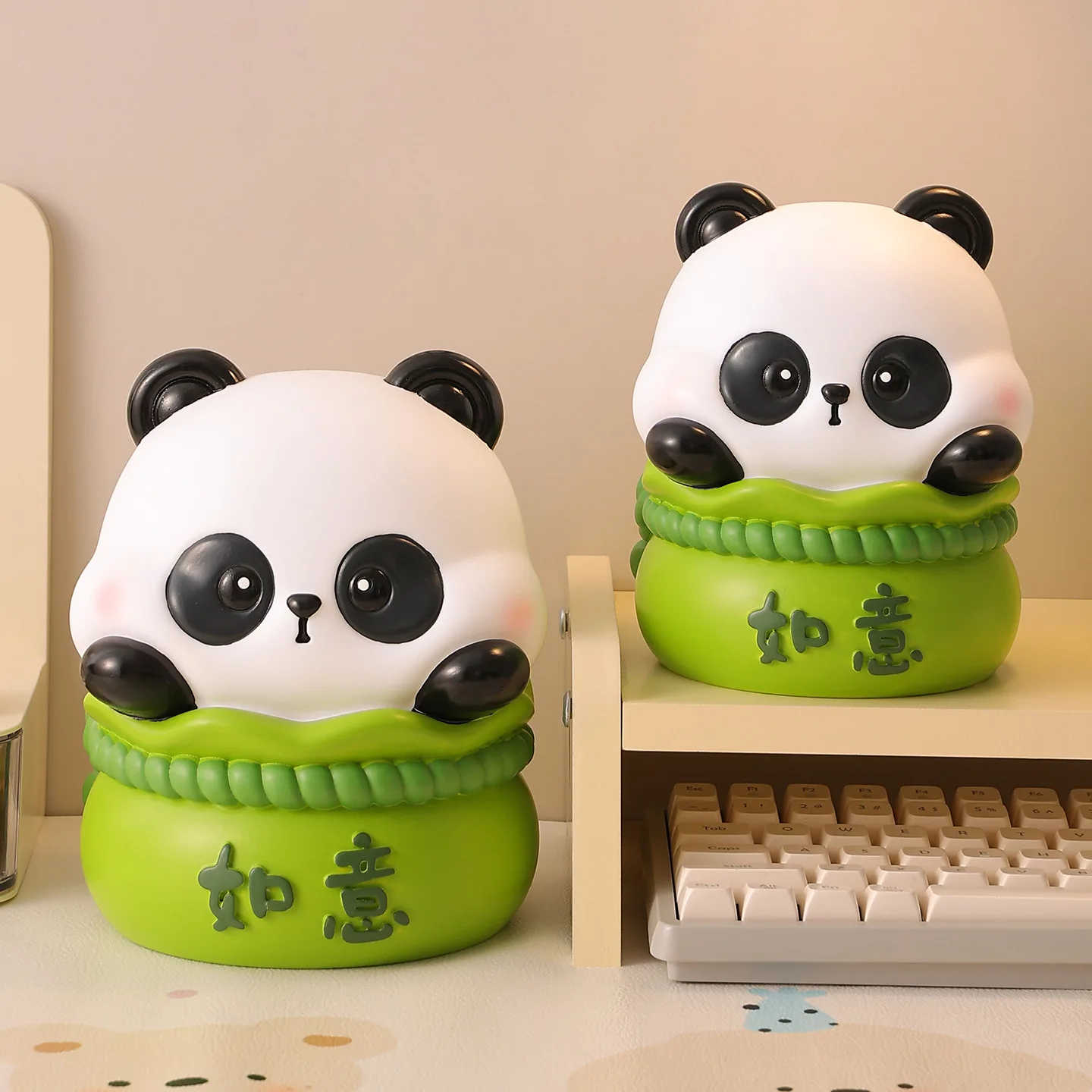 Panda Money-packing Jar. A High-quality, Durable Children's Money-saving Jar Designed To Prevent Drops, A Good Habit Saving Jar