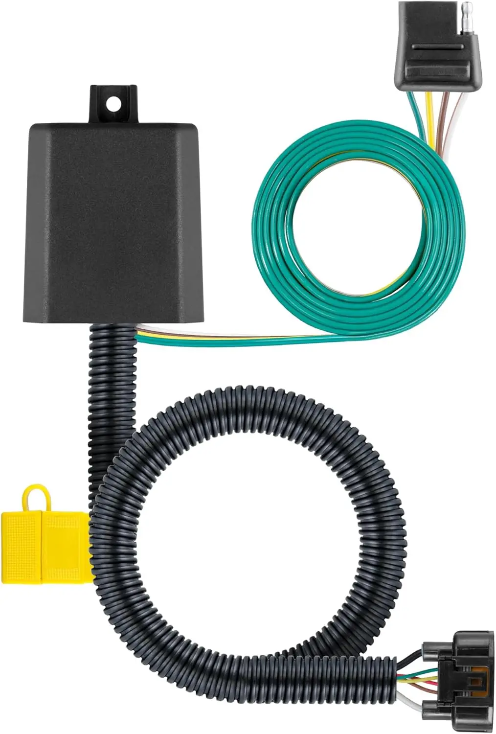 

4-контактный жгут проводов для прицепа для Hyundai Palisade, Santa Fe, Kia Telluride - Простая установка с помощью разъема.