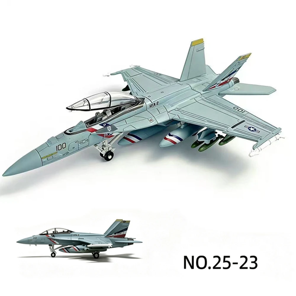 Super Hornet Military Model, Carrier‑based Attack Jet, No Glue No Paint Assembly Plane, Desktop Ornament, Collectible Gift Toy.
