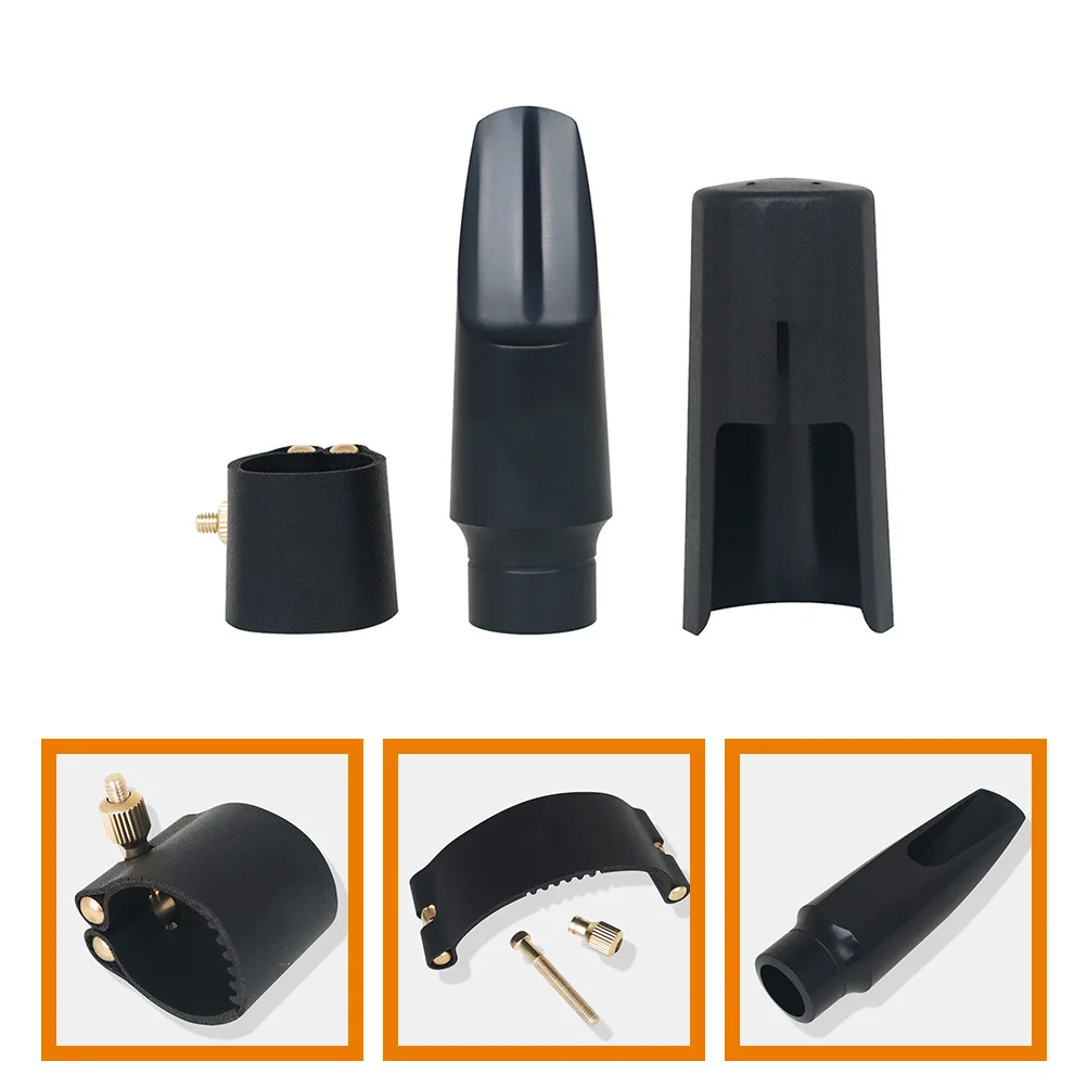 

1 Set Alto Saxophone Mouthpiece Kit High-Durability Air-Tight Design Balanced Clear Tone For Beginners Practice Performance