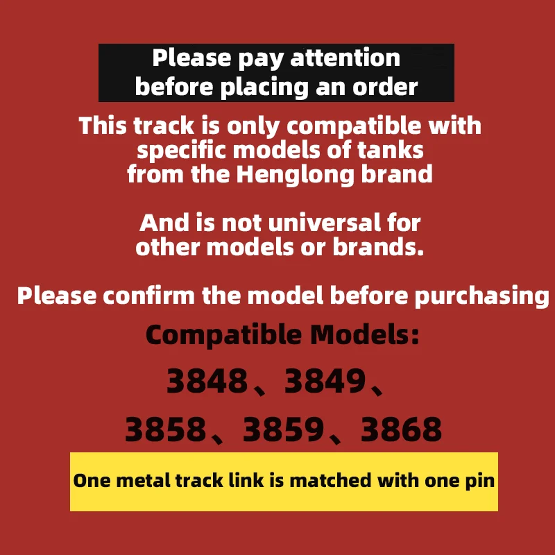 ヘンロン 3848 3849 3858 3859 3868 メタルトラック HL 1/16 ドイツ軍パンツァーⅢ(H、L、F8)およびパンツァーⅣ(F1およびF2)戦車対応