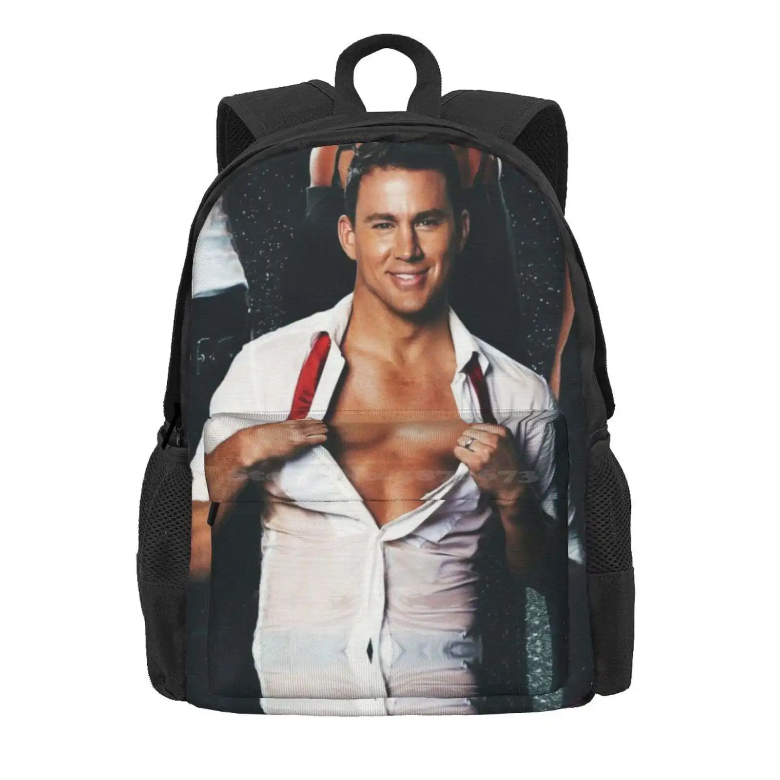 Channing Tatum Hot Sale Schoolbag Backpack Fashion Bags Channing Tatum Abs Hot Man Men Magic Mike Skin Case Books Love