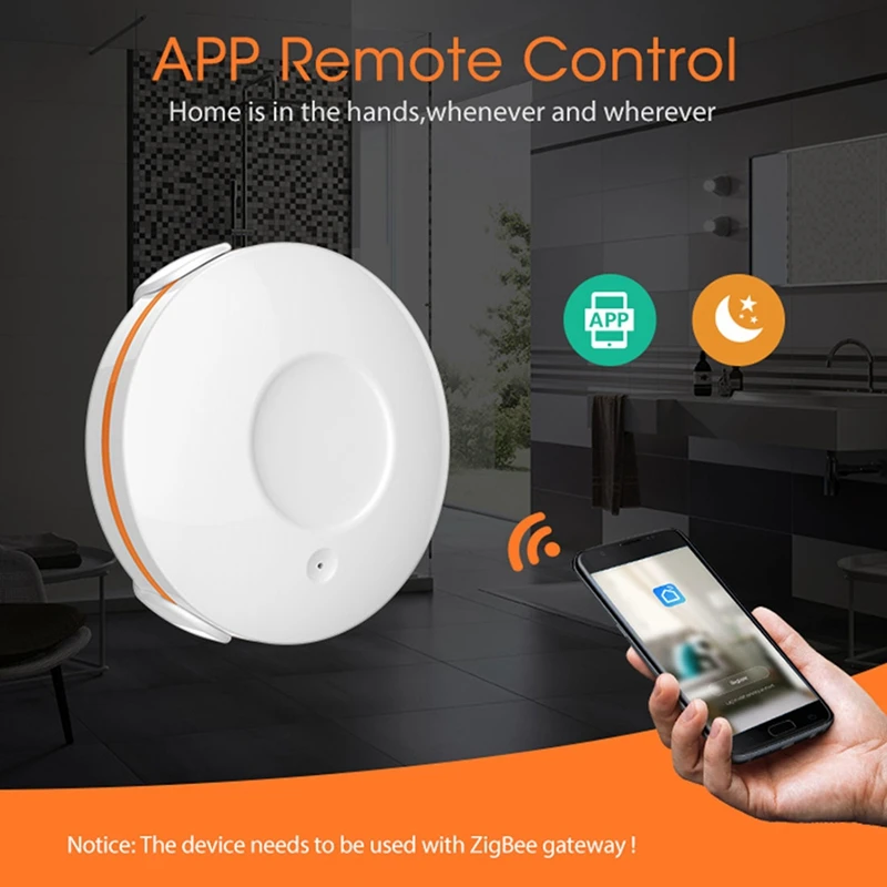 Imagem -02 - Tuya-inteligente Detector de Vazamento de Água Sensor de Inundação sem Fio Ligação de Água Completa Alarme Remoto App Remoto Casa Zigbee 3.0